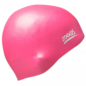 Zoggs Junior Badehtte (Silicone cap) Pink