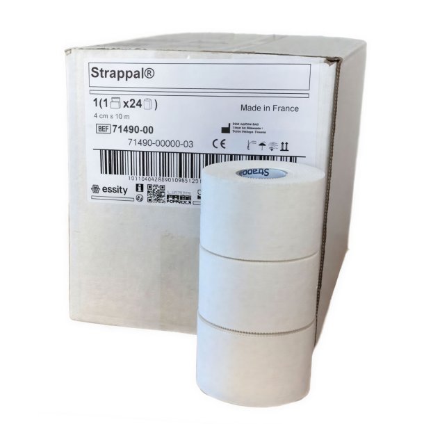 Strappal - Sportstape - 4 cm (Kasse 24 stk.)