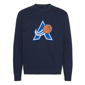 BKA - Crewneck - Bl� - Stort logo