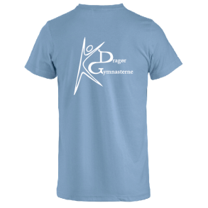 Dragr Gymnasterne - Tee Bomuld - Lys bl