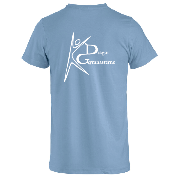 Dragr Gymnasterne - Tee Bomuld - Lys bl