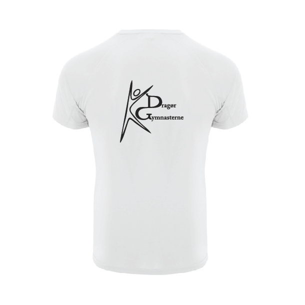 Dragr Gymnasterne - Tee Polyester - Hvid