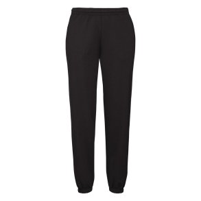 Fruit of the Loom - Classic Sweatpant Med Elastik - Sort