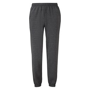 Fruit of the Loom - Classic Sweatpant Med Elastik - Mrk Heather Gr
