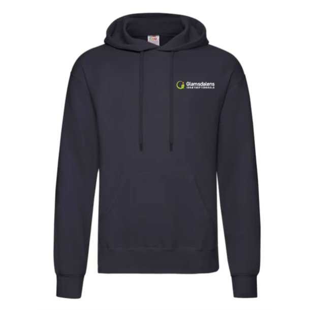 Glamsdalens Idr�tsefterskole - Fruit of the Loom - Classic Hoodie- Navy