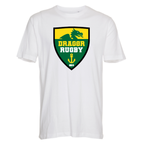Drag�r Rugby Tee logo Hvid