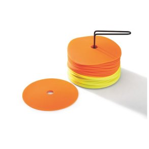 Flat Cones 24 Stk. Gul og Rd