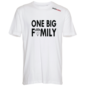 One Big Family Tee - Hvid 