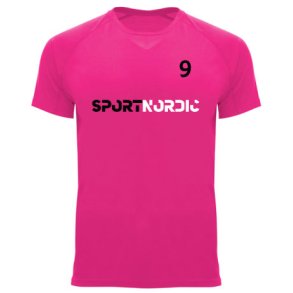 Sport Nordic Polyester Trnings Tee - Fluo Pink