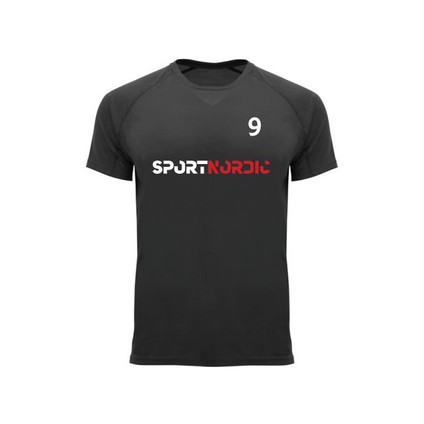 Sport Nordic Polyester Tr�nings Tee - Sort
