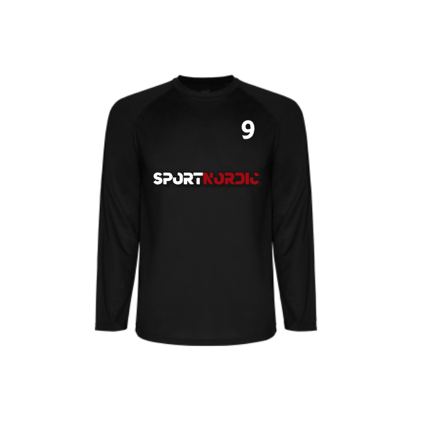 Sport Nordic Polyester Tr�nings Tee LS - Sort