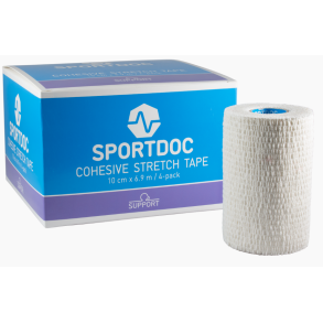 SPORTDOC Cohesive Stretch Tape - 7.5cm - 4Pack