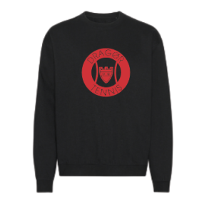 Dragr Tennis - Crewneck - Sort Logo