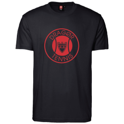 Dragr Tennis - T-shirt - Logo - Sort 