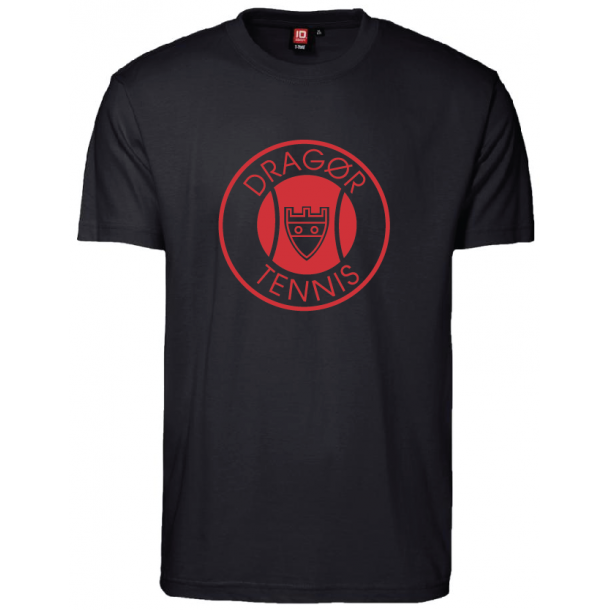 Dragr Tennis - T-shirt - Logo - Sort 