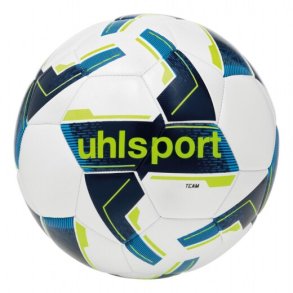 Uhlsport Team Fodbold - White/Navy/F. Yellow