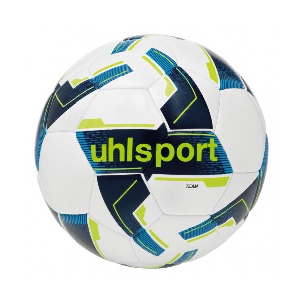 Uhlsport Team Fodbold - White/Navy/F. Yellow