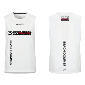Beach Dommer - Tank Top Hvid