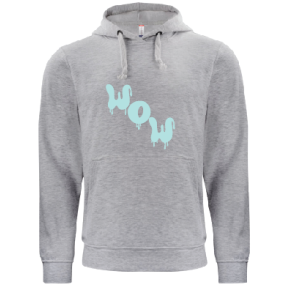 WOW - Hoodie - Gr� (mint)