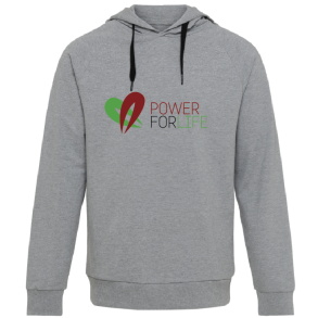 Power For Life - Hoodie - Gr (unisex)