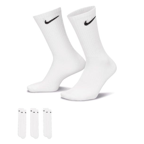 Nike Everyday Sokker 3-Pack - White L/42-46