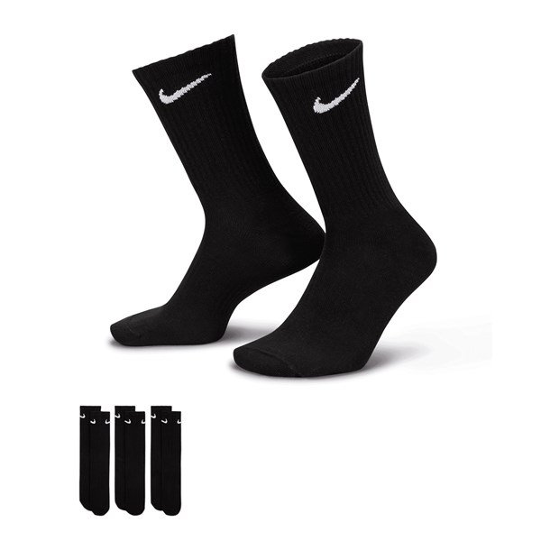 Nike Everyday Sokker 3-Pack - Black 