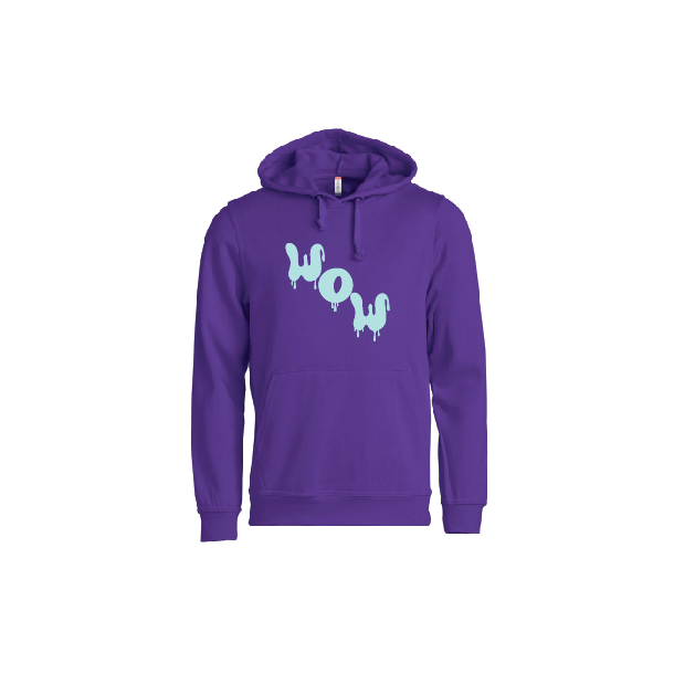 WOW - Hoodie - Lilla (mint)