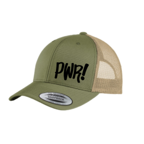 PWR - Trucker Cap - One size Khaki/Mossgreen