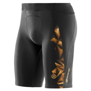 Skins A400 Mens Half tights Black Golde