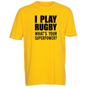 Drag�r Rugby - Superpower - Gul