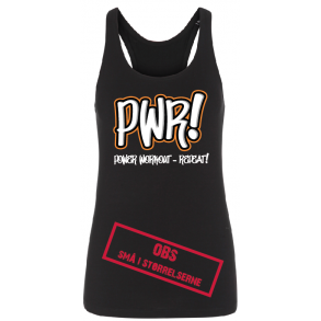 PWR - Tr�ningstop Racerback - Lady 4/F