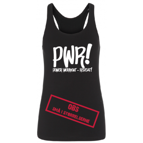 PWR - Tr�ningstop Racerback - Lady 1/F