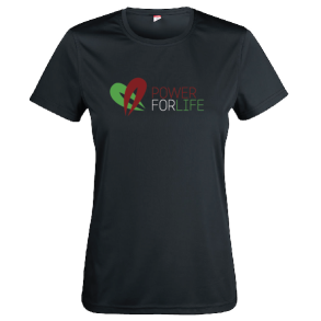 Power For Life - Poly Tee - Sort