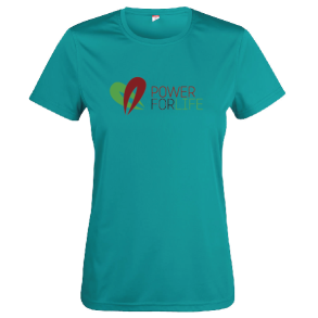 Power For Life - Poly Tee - Dark Mint