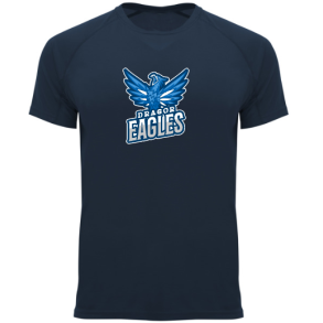 Dragr Eagles - Polyester Tee Navy 