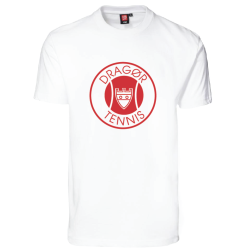 Dragr Tennis - T-shirt - Logo - Hvid