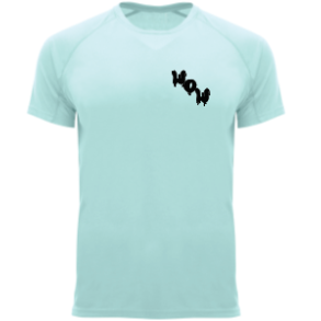 WOW - Polyester tee - Mint - lille logo 